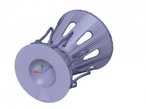 umbrella floor holder for real 3d printing and cnc 3D Print Model