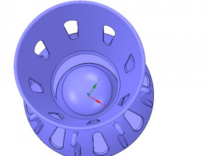 umbrella floor holder for real 3d printing and cnc 3D-Druckmodell