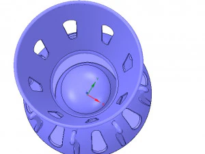 umbrella floor holder for real 3d printing and cnc 3D Print Model