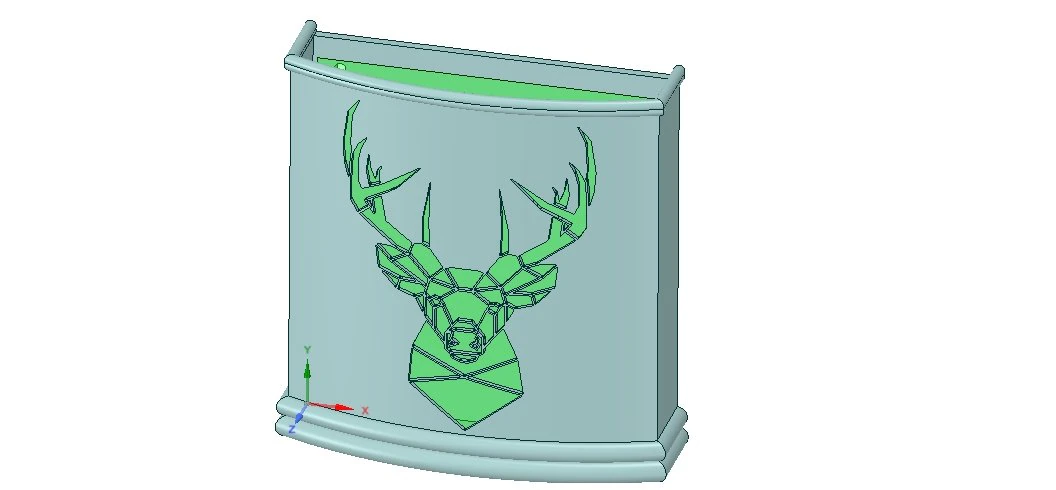 suporte de montagem em parede para guarda-chuva para impress&atilde;o 3D real e cnc Modelo de Impressão 3D .c4d .max .obj .3ds .fbx .stl .blend 