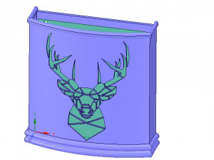 umbrella wall mount holder for real 3d printing and cnc Modello di stampa 3D