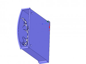 umbrella wall mount holder for real 3d printing and cnc Modello di stampa 3D