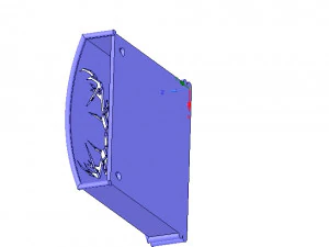 suporte de montagem em parede para guarda-chuva para impress&atilde;o 3D real e cnc Modelo de Impressão 3D