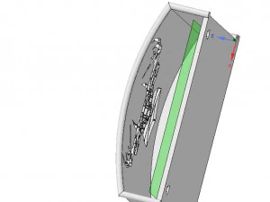 suporte de montagem em parede para guarda-chuva para impress&atilde;o 3D real e cnc Modelo de Impressão 3D