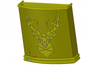 umbrella wall mount holder for real 3d printing and cnc Modello di stampa 3D