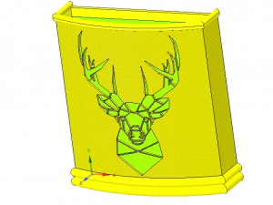 suporte de montagem em parede para guarda-chuva para impress&atilde;o 3D real e cnc Modelo de Impressão 3D