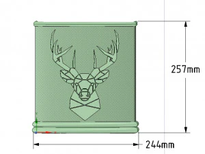 suporte de montagem em parede para guarda-chuva para impress&atilde;o 3D real e cnc Modelo de Impressão 3D