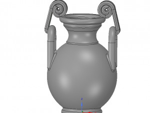 greek vase amphora cup vessel for 3d-print or cnc 3D-printmodel