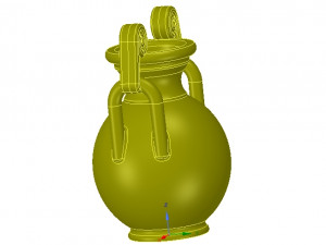 greek vase amphora cup vessel for 3d-print or cnc 3D-printmodel