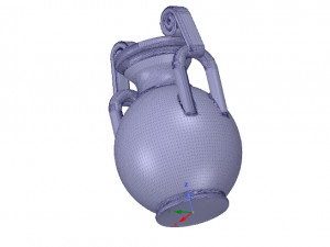 greek vase amphora cup vessel for 3d-print or cnc 3D-printmodel