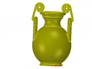 greek vase amphora cup vessel for 3d-print or cnc 3D-printmodel