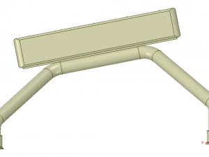 legrests and footrests hospital medical home for 3d-rint or cnc made 3D Print Model