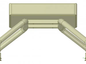 legrests and footrests hospital medical home for 3d-rint or cnc made 3D Print Model