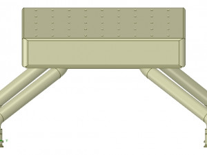 legrests and footrests hospital medical home for 3d-rint or cnc made 3D-printmodel