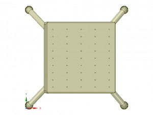 legrests and footrests hospital medical home for 3d-rint or cnc made 3D-printmodel