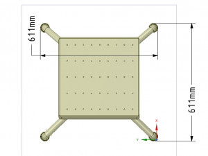 legrests and footrests hospital medical home for 3d-rint or cnc made 3D-printmodel