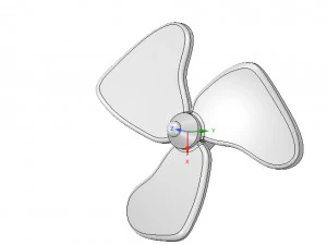 おもちゃのプロペラネジ 3D プリントと CNC 3Dプリントモデル