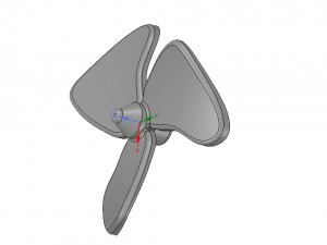 propeller screw for toys 3d-print and cnc Modello di stampa 3D