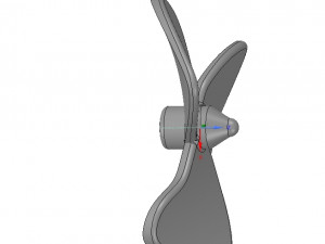 propeller screw for toys 3d-print and cnc Modello di stampa 3D