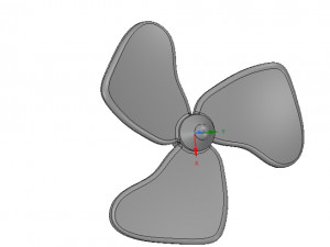 propeller screw for toys 3d-print and cnc Modello di stampa 3D