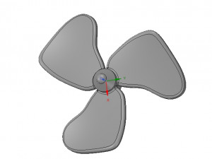 propeller screw for toys 3d-print and cnc Modello di stampa 3D