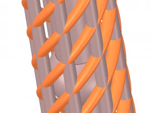 custom-made baluster pillar stairs handle 3d-print cnc 3D Print Model