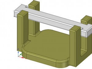 Dishwand Sponge Holder 3D Printing Model - Threeding