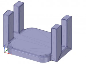 kitchen table napkin holder for outside garden real 3d printing 3D Print Model