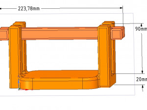 kitchen table napkin holder for outside garden real 3d printing 3D Принт Модель