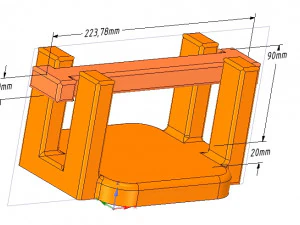 kitchen table napkin holder for outside garden real 3d printing 3D Print Model