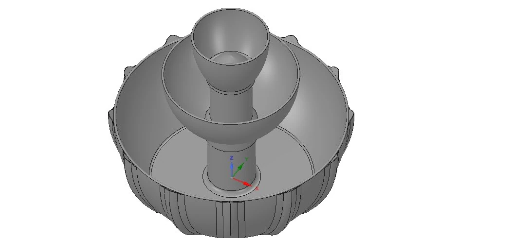 3 tier flower pot vase container tower decor 3d print and cnc 3D Print Model .c4d .max .obj .3ds .fbx .stl .blend