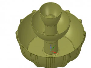 3 tier flower pot vase container tower decor 3d print and cnc 3D Print Model