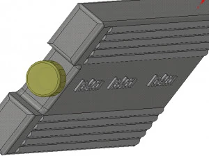 cozinha fora do frasco acumulador de acumula&ccedil;&atilde;o de gelo impress&atilde;o 3D real Modelo de Impressão 3D