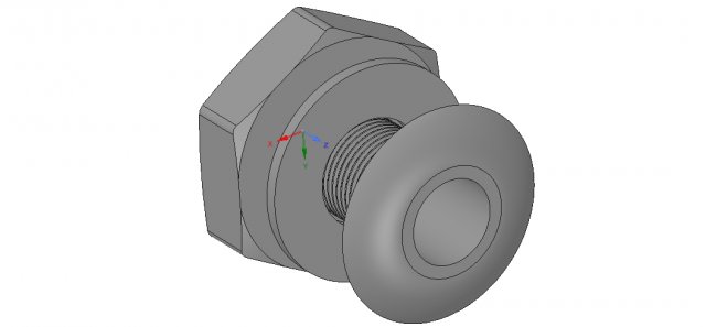 marine boat thru hull fitting connector neck12 3d-print Model Cetak 3D .c4d .max .obj .3ds .fbx .stl .blend 