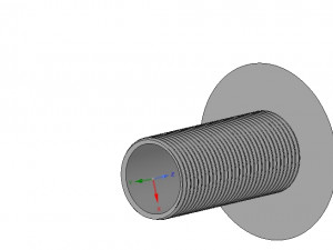 marine boat thru hull fitting connector neck12 3d-print Model Cetak 3D