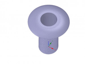 marine boat thru hull fitting connector neck12 3d-print Model Cetak 3D