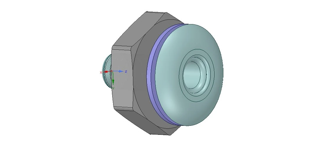 barco marinho atrav&eacute;s do conector de encaixe do casco mangueira de 1 polegada neck12 3d-print Modelo de Impressão 3D .c4d .max .obj .3ds .fbx .stl .blend 