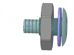 marine boat thru hull fitting connector 1 inch hose neck12 3d-print Modello di stampa 3D