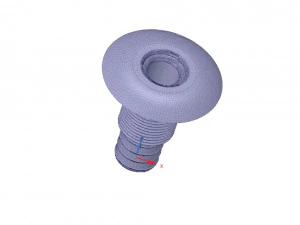 barco marinho atrav&eacute;s do conector de encaixe do casco mangueira de 1 polegada neck12 3d-print Modelo de Impressão 3D