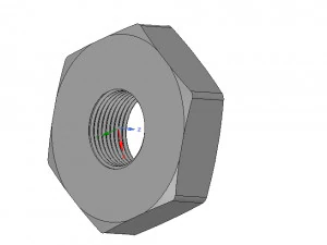 barco marinho atrav&eacute;s do conector de encaixe do casco mangueira de 1 polegada neck12 3d-print Modelo de Impressão 3D