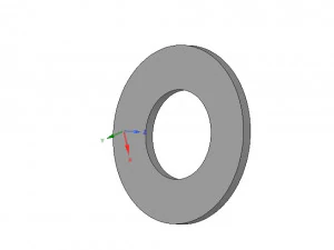 barco marinho atrav&eacute;s do conector de encaixe do casco mangueira de 1 polegada neck12 3d-print Modelo de Impressão 3D