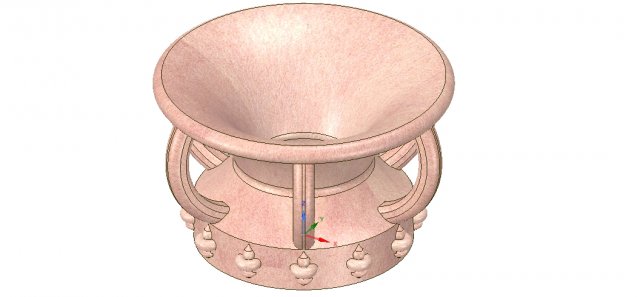 vase amphora cup vessel v03 for 3d-print or cnc 3D-printmodel .c4d .max .obj .3ds .fbx .stl .blend 