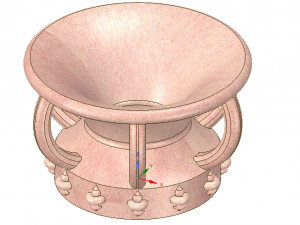 vase amphora cup vessel v03 for 3d-print or cnc 3D Print Model