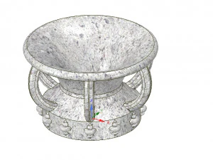 vase amphora cup vessel v03 for 3d-print or cnc 3D Print Model