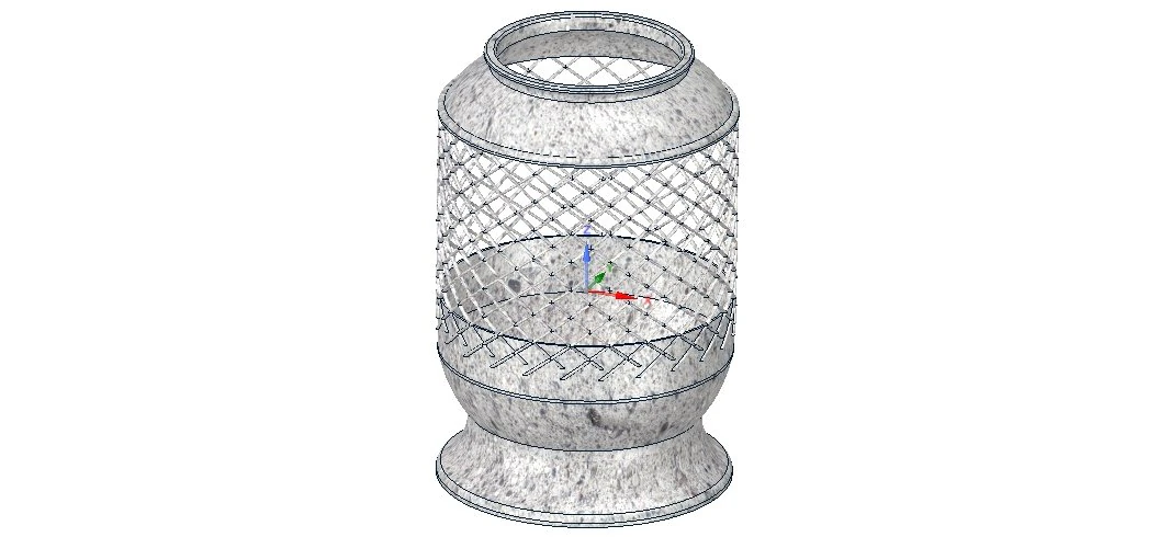 vase cup vessel v04 for 3d-print or cnc 3D Print Model .c4d .max .obj .3ds .fbx .stl .blend 