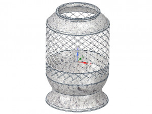 vase cup vessel v04 for 3d-print or cnc 3D Print Model