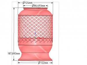 vase cup vessel v04 for 3d-print or cnc Modello di stampa 3D