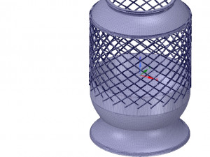 vase cup vessel v04 for 3d-print or cnc Modello di stampa 3D