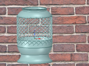 vase cup vessel v04 for 3d-print or cnc Modello di stampa 3D