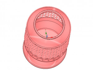 vase cup vessel v04 for 3d-print or cnc Modello di stampa 3D